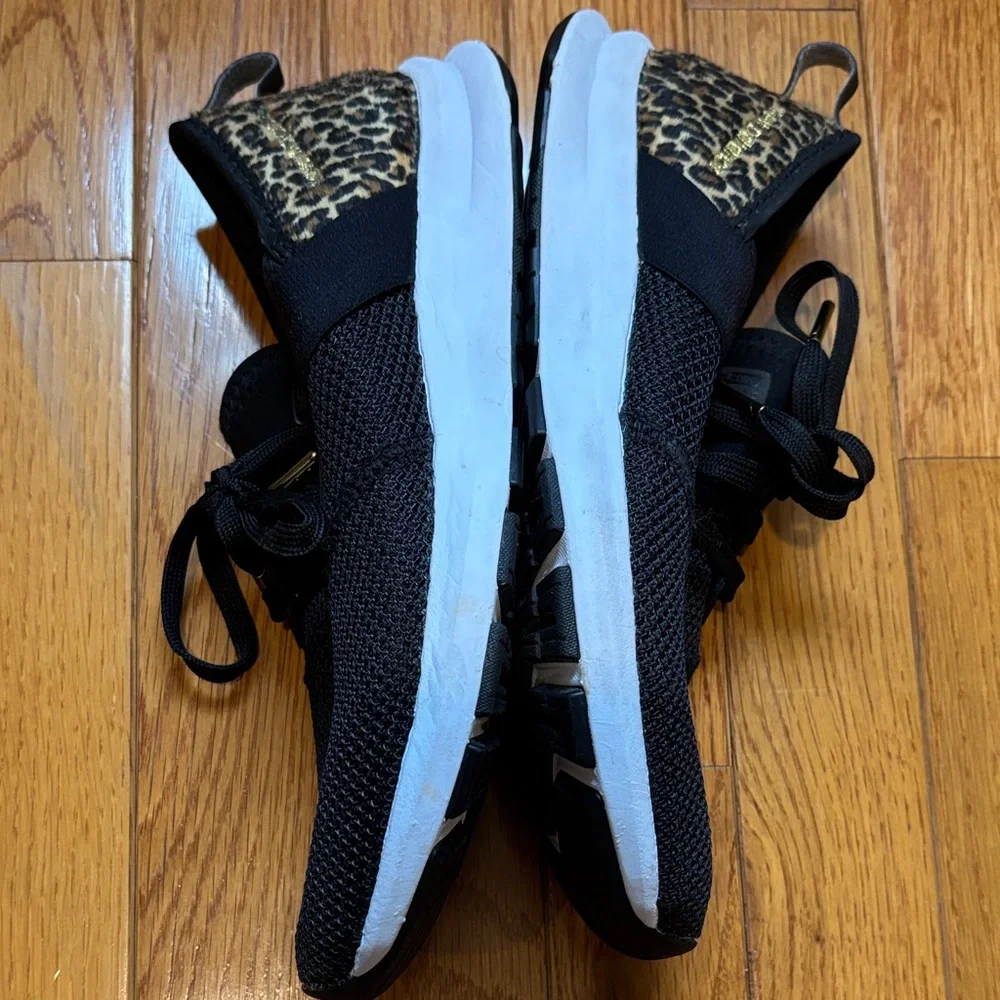 New Balance Black and Leopard slip-on Women's Sneakers, 8 - Picture 8 of 13